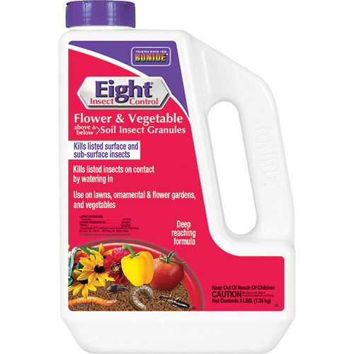 Bonide Eight Flower & Vegetable Soil Insect Granules (3 lbs)