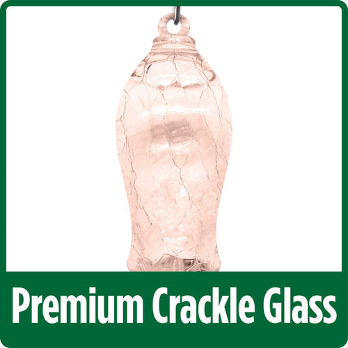 Nature's Way Artisan Gravity Hummingbird Feeder - Blush Crackle