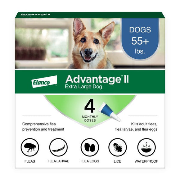 Advantage II XL Dog Vet-Recommended Flea Treatment & Prevention