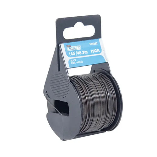 KingChain Wire Reel Black 19 Gauge x 160 ft