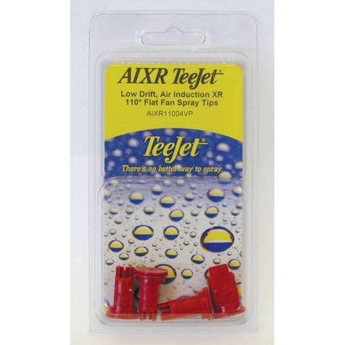 TeeJet Technologies Aixr Low Drift, Air Induction XR 110° Flat Fan Spray Tips Red