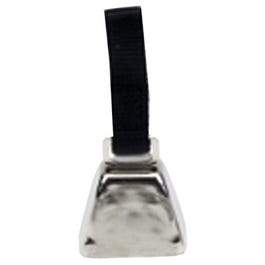 Dog Cow Bell, Nickel-Plated, Large