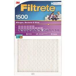 Pleated Furnace Filter, Ultra Allergen Reduction, 3-Month, Purple, 20x20x1-In.