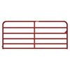 Heavy Duty Gate, 6-Rail, Red, 10-Ft.