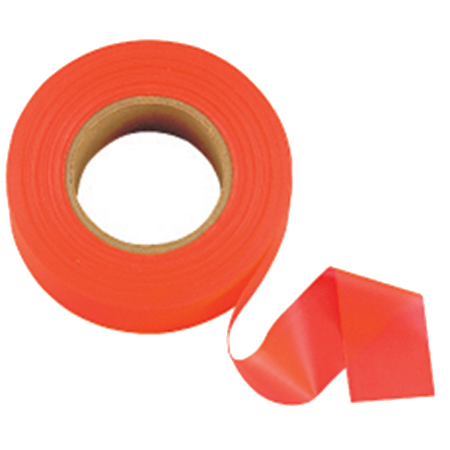 Johnson Level GloOrange Flagging Tape - 1 inch x 200 ft.