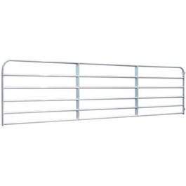 Farm Tube Gate, Galvanized, 6-Rail, 12-Ft.