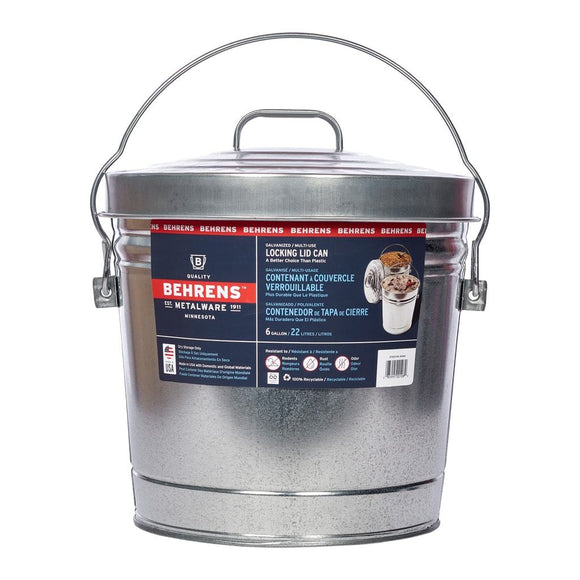 Behrens 4 Gallon Locking Lid Can