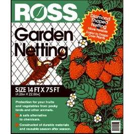 Garden Netting, 3/4-In. Diamond/Black Mesh, 14 x 75-Ft.