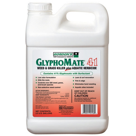 GLYPHOMATE 41 WEED & GRASS KILLER 2.5 GAL