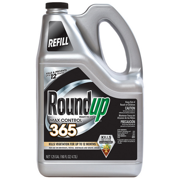 ROUNDUP 365 MAX CONTROL VEGETATION KILLER READY-TO-USE REFILL 1.25 GAL