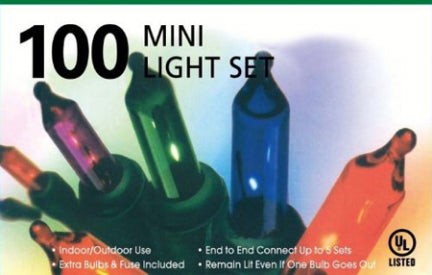 100 LIGHT SET CLEARSET  MINI BOX
