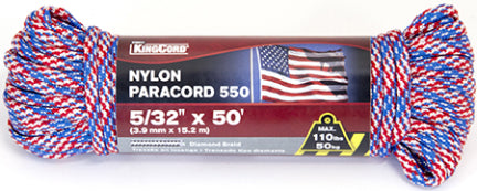 FLAG COLORS NYL 550 PARACORD 5/32 X 50 F