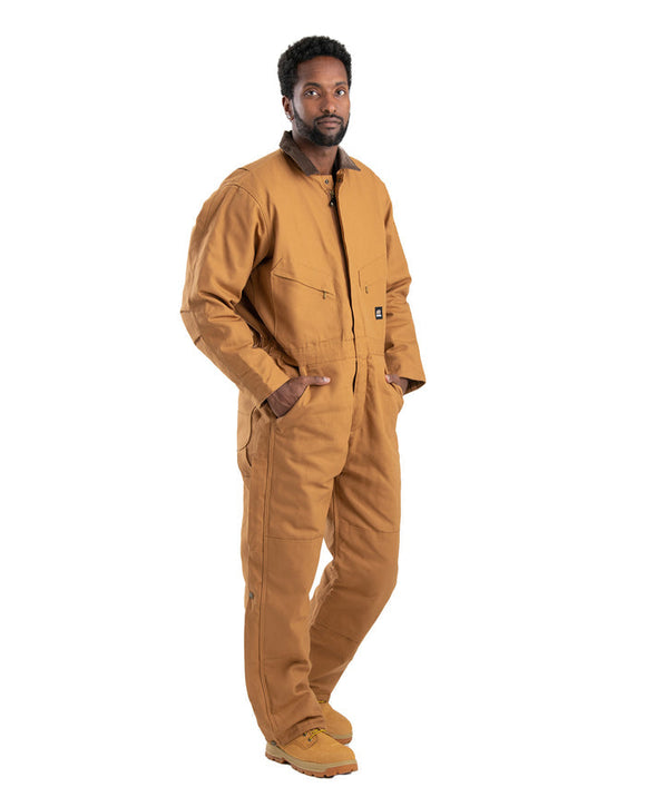 Berne Heritage Duck Insulated Coverall XL Brown Duck