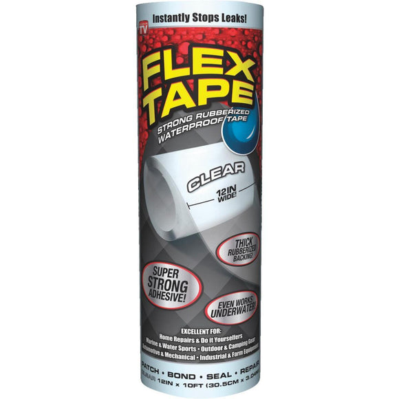 Flex Tape 12 In. x 10 Ft. Repair Tape, Clear
