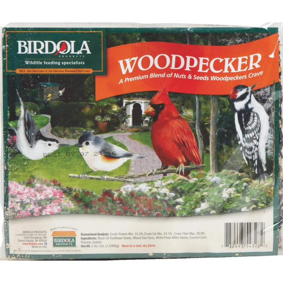 Birdola 2 Lb. Woodpecker Wild Bird Seed Cake