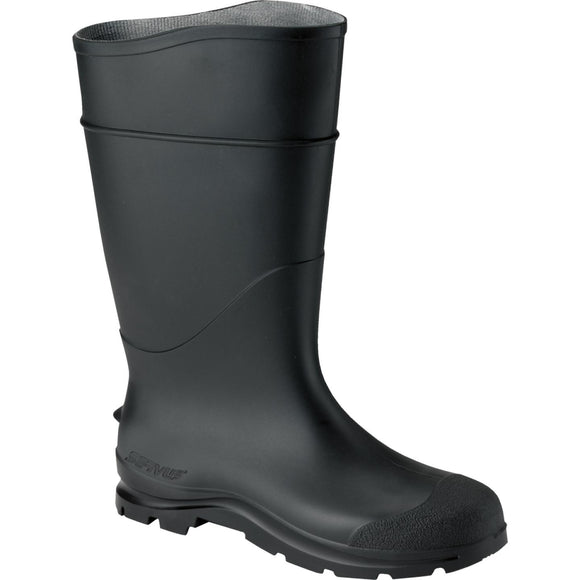 Honeywell Servus Men's Size 11 Black Plain Toe PVC Rubber Boot