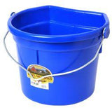 Little Giant 22 Quart Flat Back Plastic Bucket w/Knob Bail