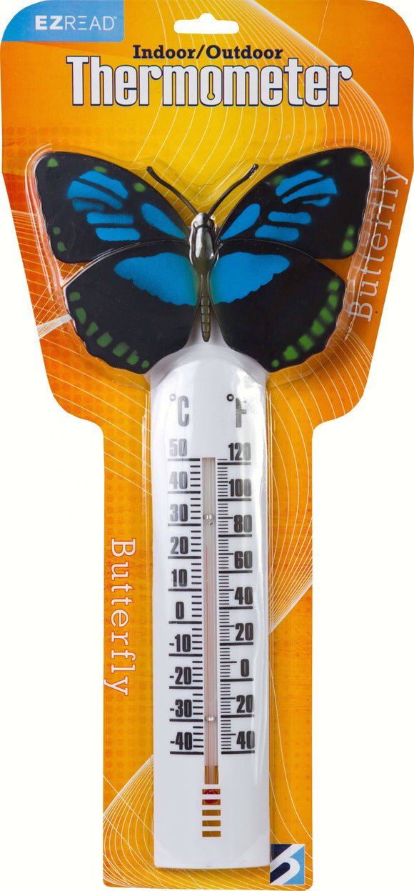 EZread 10 inch 3d Butterfly Thermometer