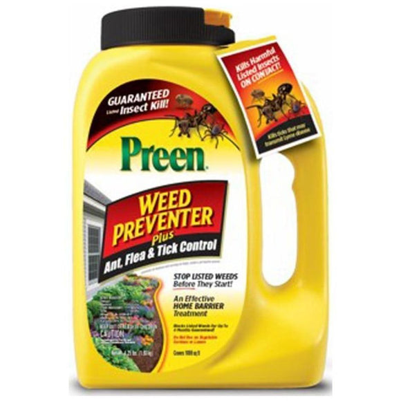 PREEN WEED PREVENTER PLUS ANT, FLEA & TICK CONTROL